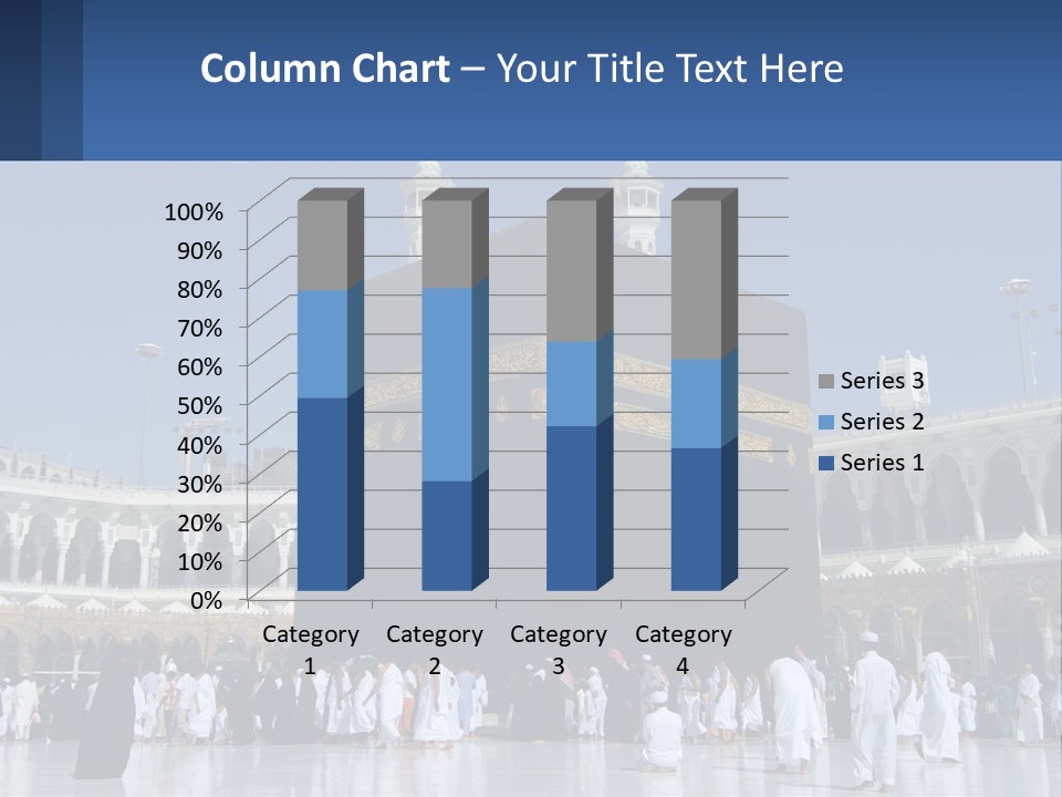 A Group Of People Standing In Front Of A Building PowerPoint Template