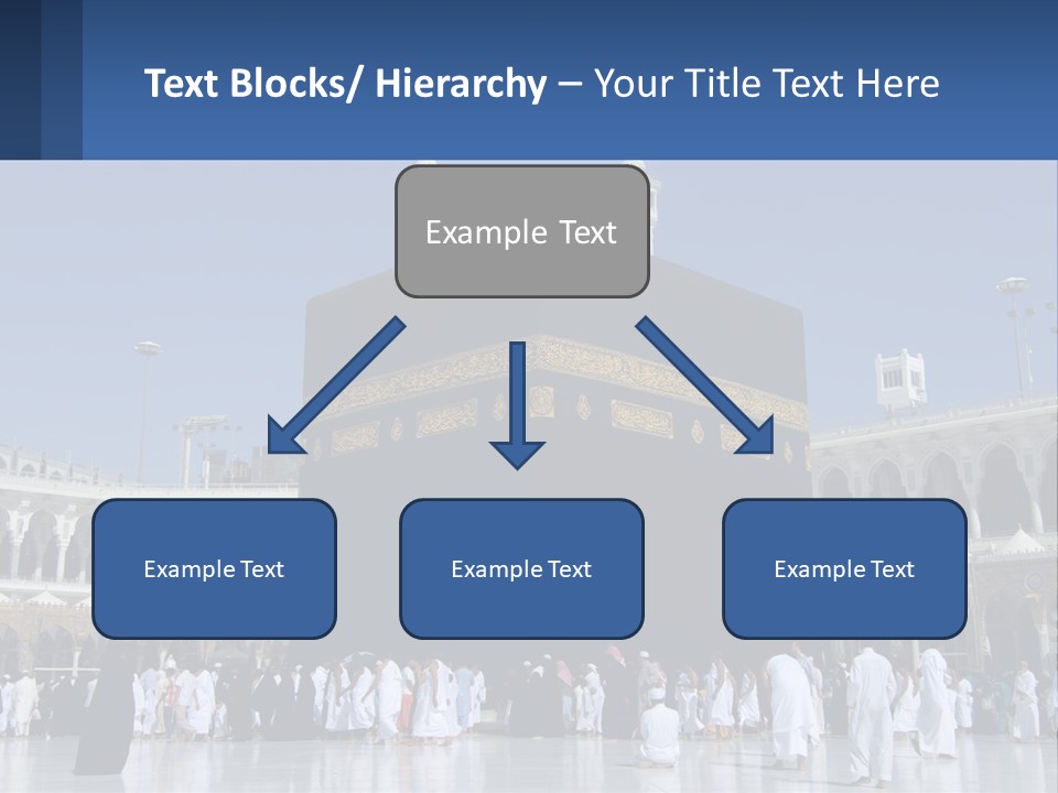 A Group Of People Standing In Front Of A Building PowerPoint Template