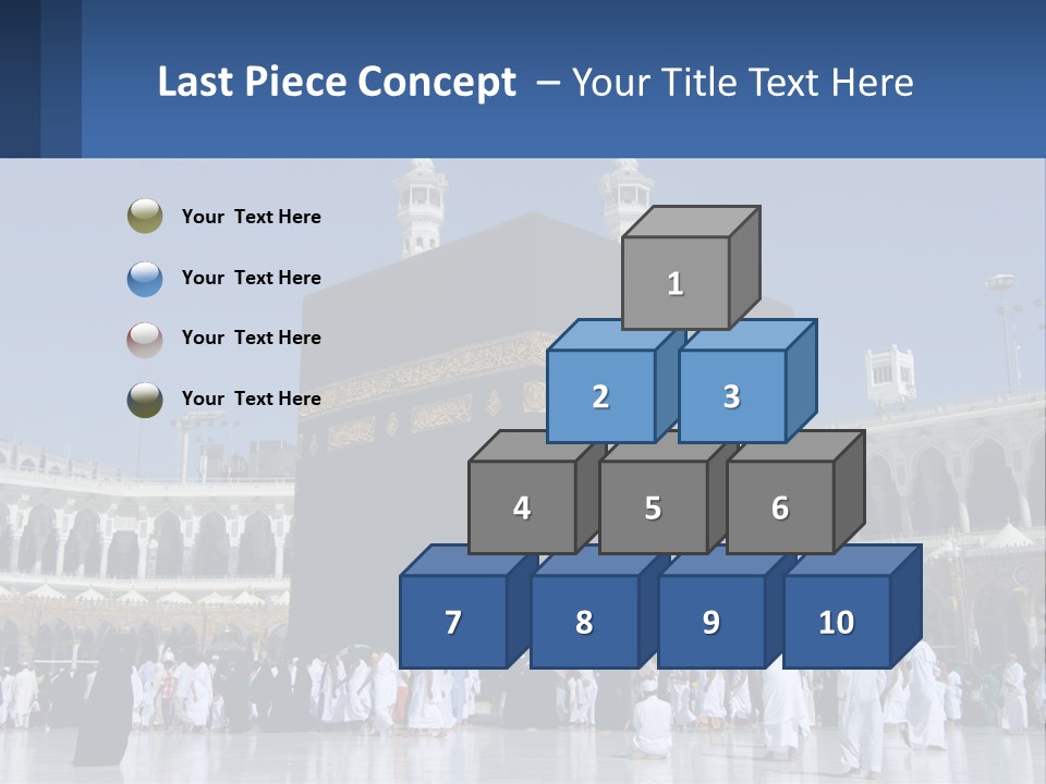 A Group Of People Standing In Front Of A Building PowerPoint Template