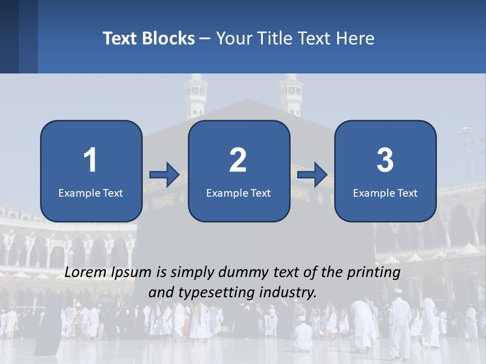 A Group Of People Standing In Front Of A Building PowerPoint Template