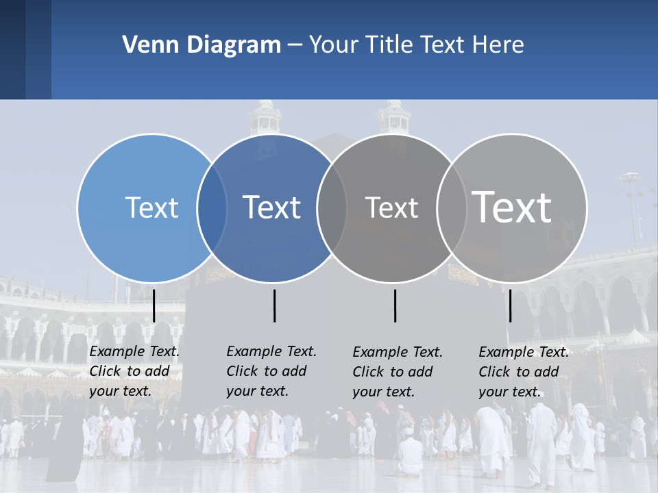 A Group Of People Standing In Front Of A Building PowerPoint Template
