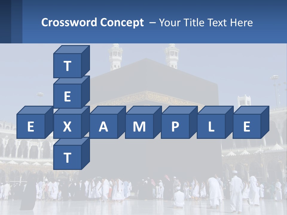 A Group Of People Standing In Front Of A Building PowerPoint Template