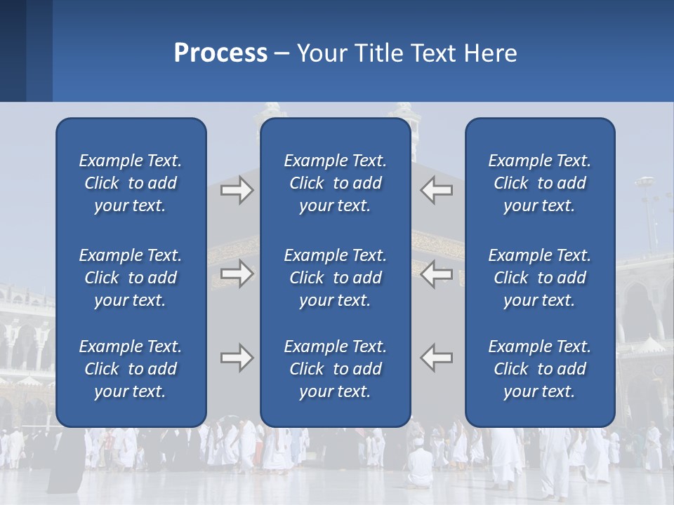 A Group Of People Standing In Front Of A Building PowerPoint Template
