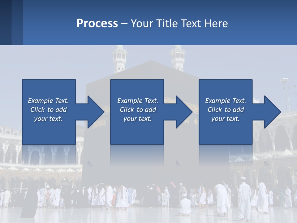 A Group Of People Standing In Front Of A Building PowerPoint Template