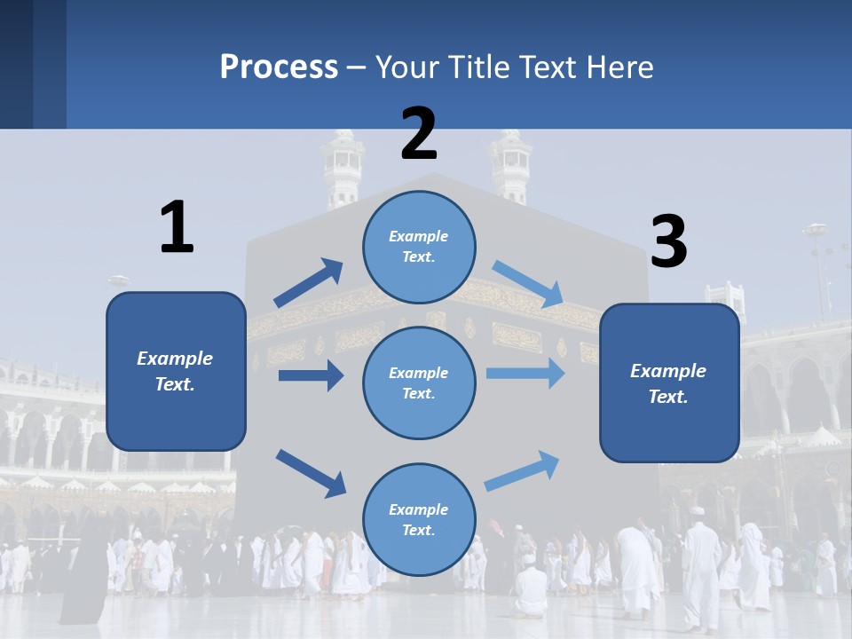 A Group Of People Standing In Front Of A Building PowerPoint Template