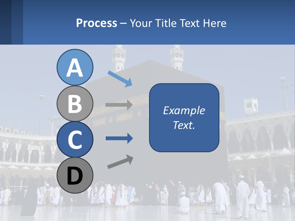 A Group Of People Standing In Front Of A Building PowerPoint Template