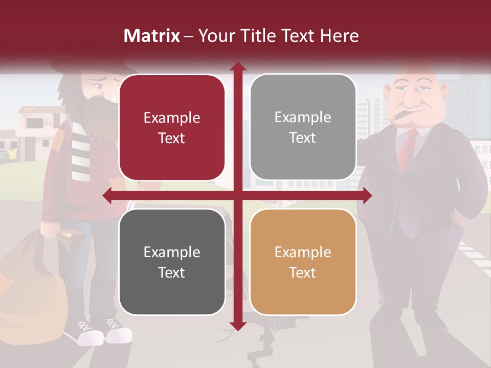 A Man Holding A Glass Of Wine Standing Next To Another Man PowerPoint Template