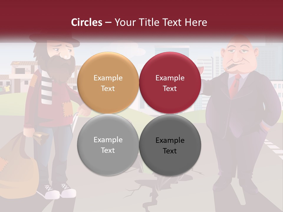 A Man Holding A Glass Of Wine Standing Next To Another Man PowerPoint Template