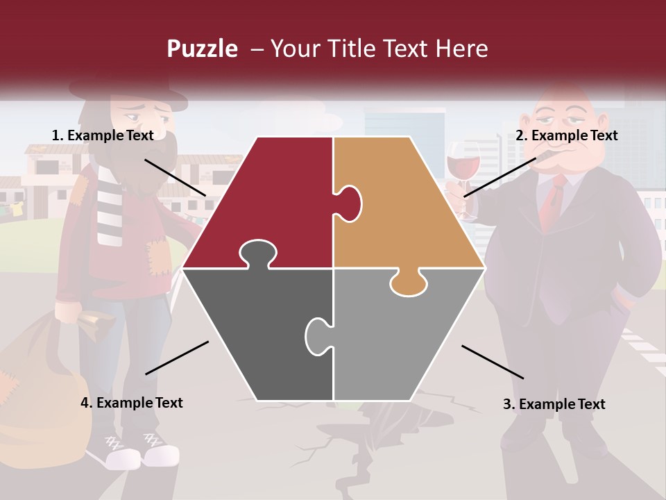 A Man Holding A Glass Of Wine Standing Next To Another Man PowerPoint Template