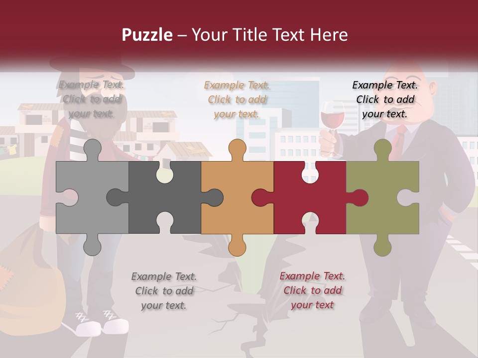 A Man Holding A Glass Of Wine Standing Next To Another Man PowerPoint Template