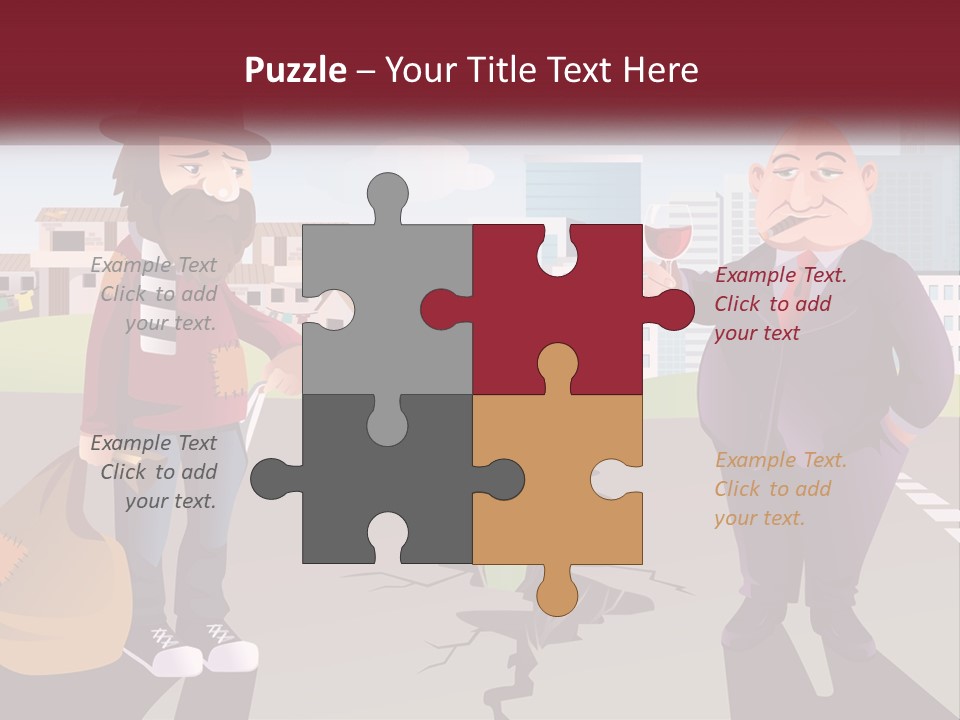 A Man Holding A Glass Of Wine Standing Next To Another Man PowerPoint Template