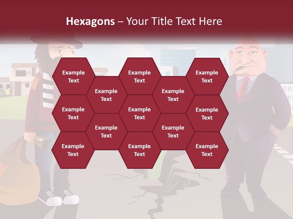 A Man Holding A Glass Of Wine Standing Next To Another Man PowerPoint Template