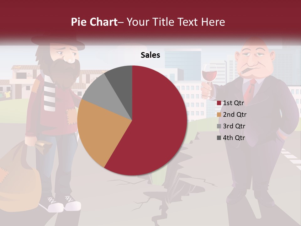 A Man Holding A Glass Of Wine Standing Next To Another Man PowerPoint Template