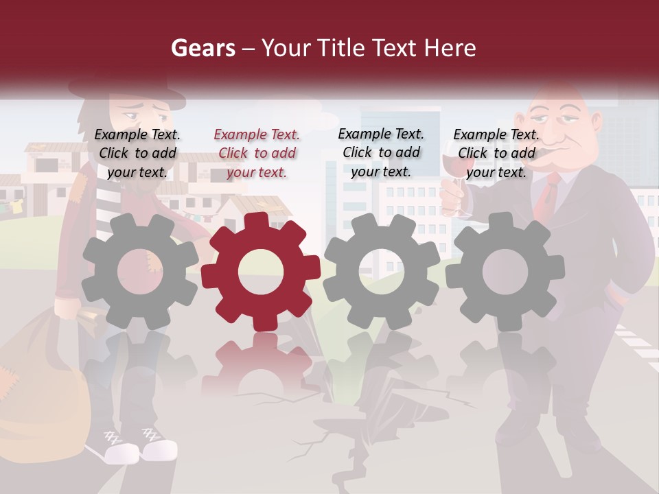 A Man Holding A Glass Of Wine Standing Next To Another Man PowerPoint Template