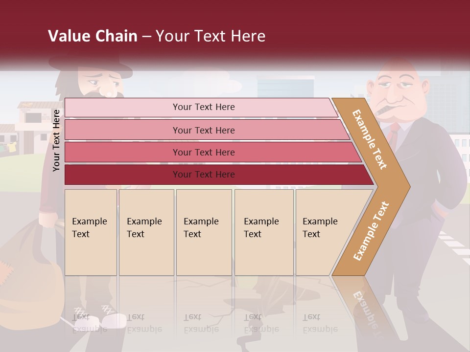 A Man Holding A Glass Of Wine Standing Next To Another Man PowerPoint Template