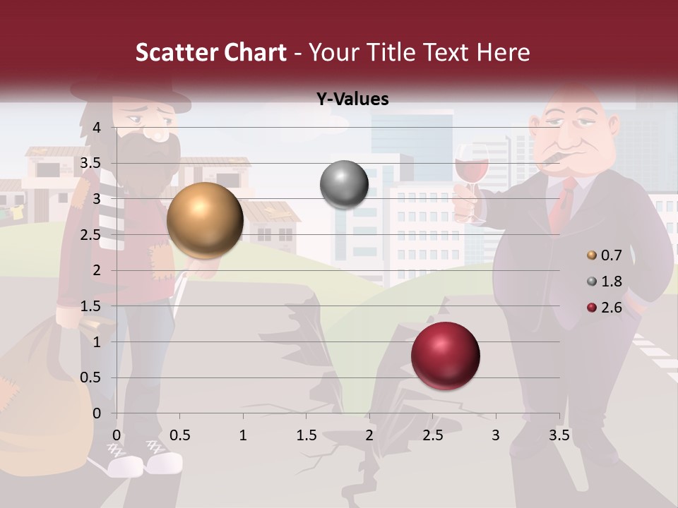 A Man Holding A Glass Of Wine Standing Next To Another Man PowerPoint Template