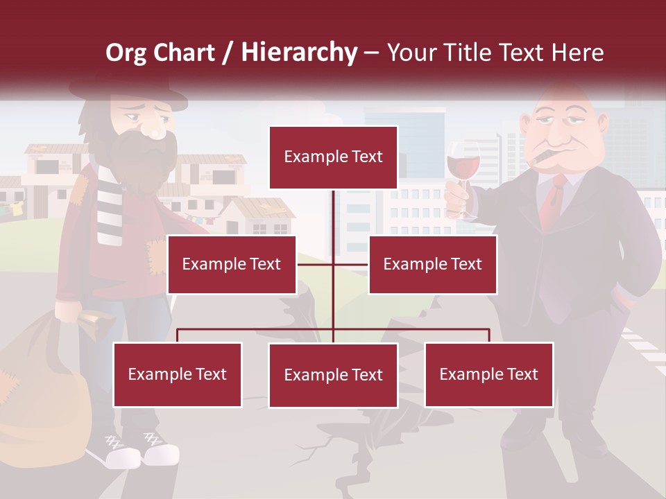 A Man Holding A Glass Of Wine Standing Next To Another Man PowerPoint Template
