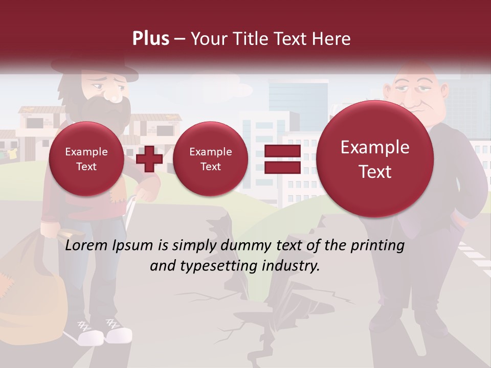 A Man Holding A Glass Of Wine Standing Next To Another Man PowerPoint Template