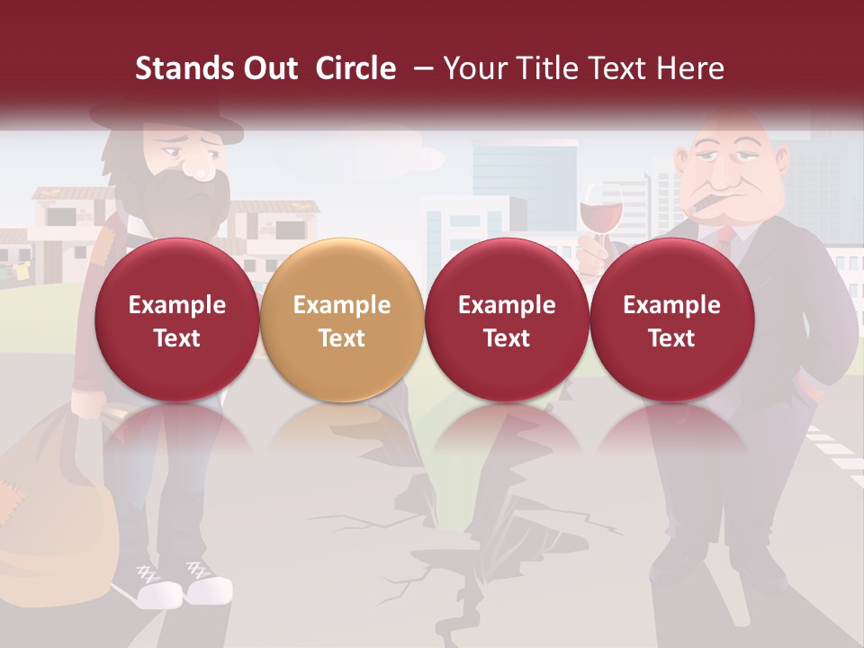 A Man Holding A Glass Of Wine Standing Next To Another Man PowerPoint Template