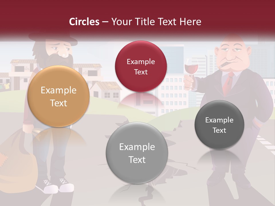 A Man Holding A Glass Of Wine Standing Next To Another Man PowerPoint Template