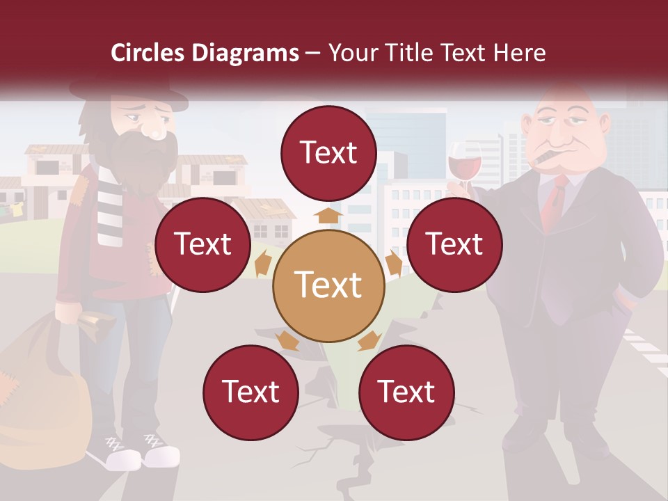 A Man Holding A Glass Of Wine Standing Next To Another Man PowerPoint Template