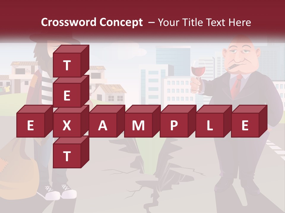 A Man Holding A Glass Of Wine Standing Next To Another Man PowerPoint Template