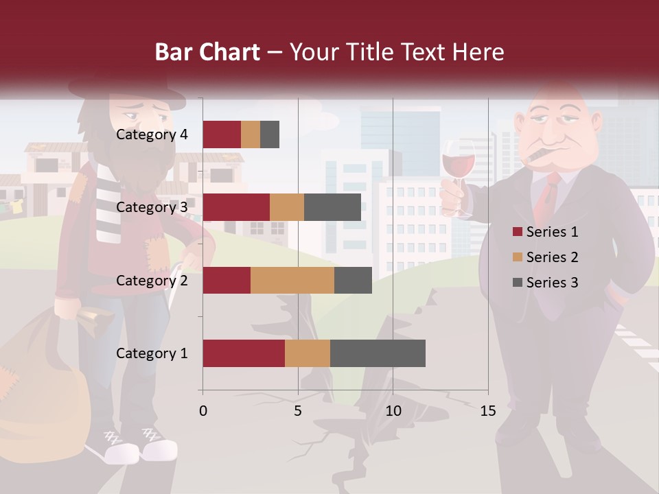 A Man Holding A Glass Of Wine Standing Next To Another Man PowerPoint Template