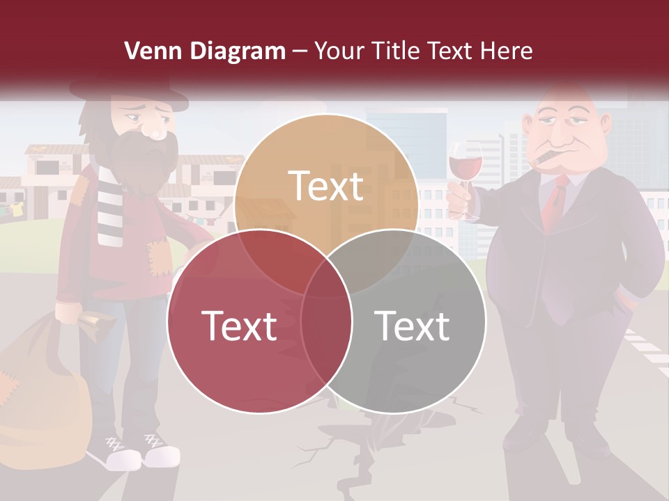 A Man Holding A Glass Of Wine Standing Next To Another Man PowerPoint Template