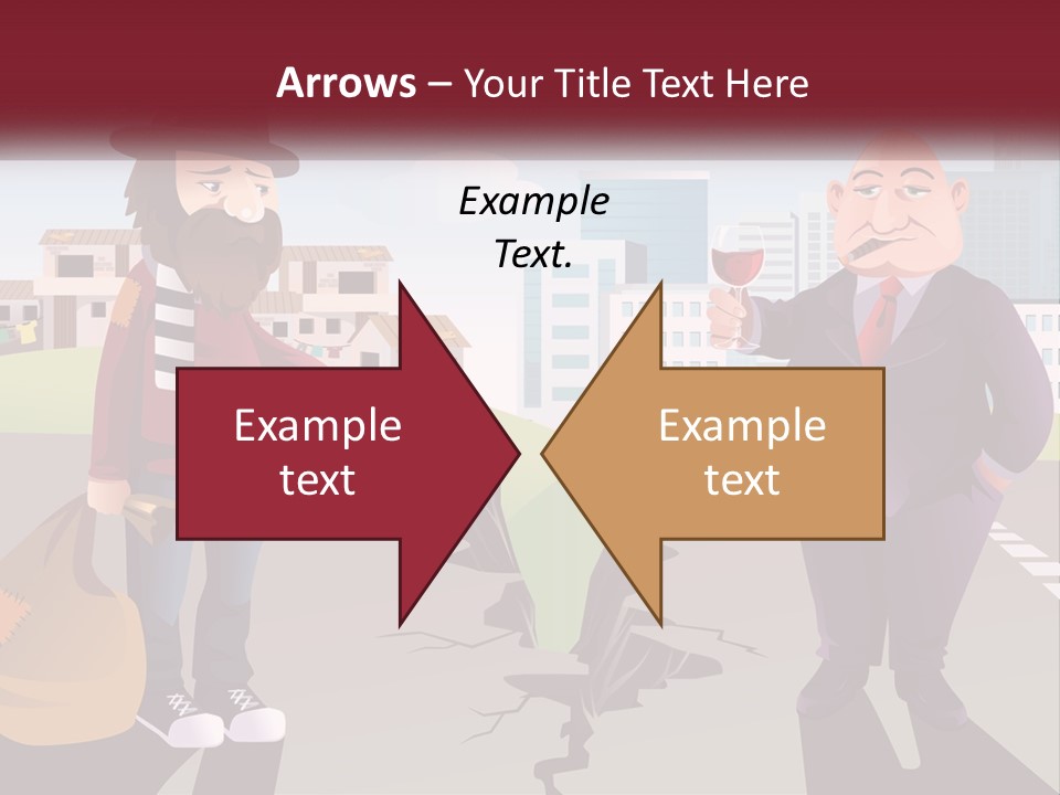 A Man Holding A Glass Of Wine Standing Next To Another Man PowerPoint Template