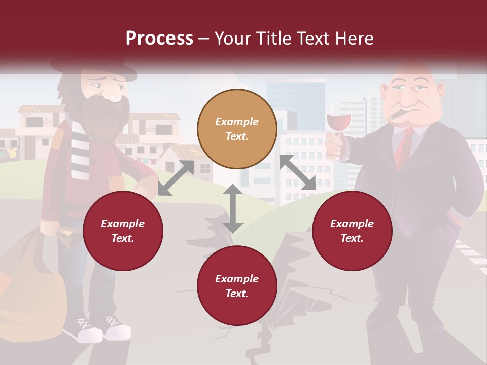 A Man Holding A Glass Of Wine Standing Next To Another Man PowerPoint Template