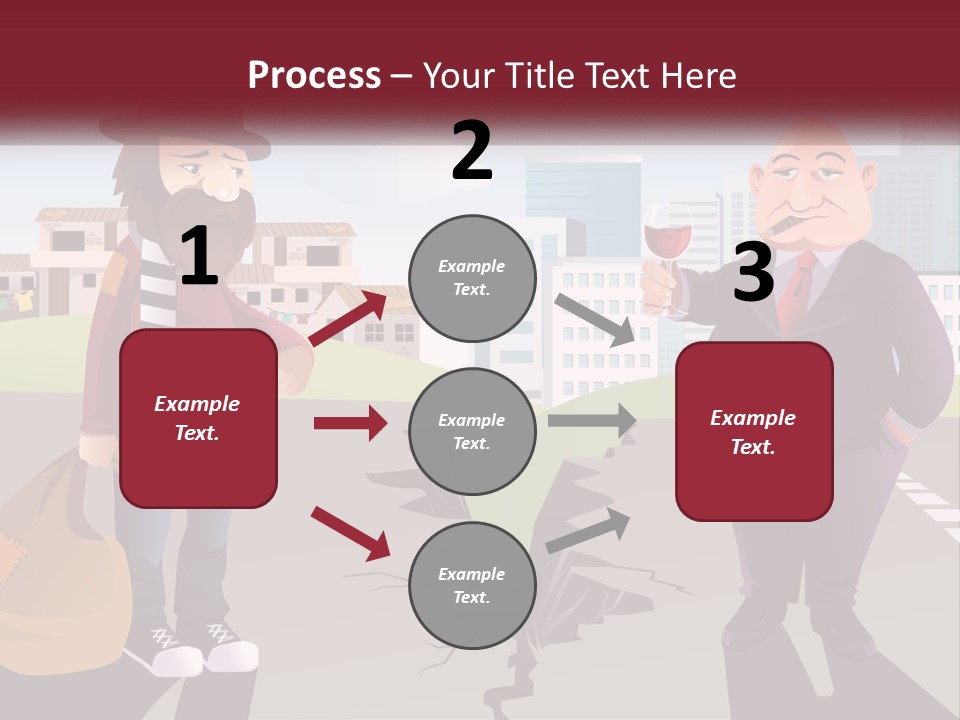 A Man Holding A Glass Of Wine Standing Next To Another Man PowerPoint Template