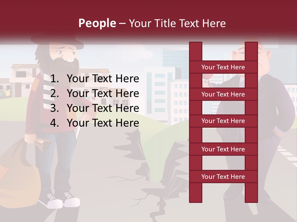 A Man Holding A Glass Of Wine Standing Next To Another Man PowerPoint Template