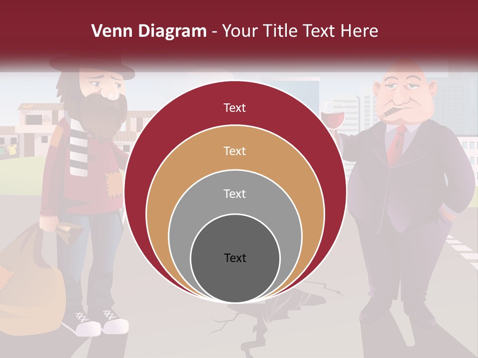 A Man Holding A Glass Of Wine Standing Next To Another Man PowerPoint Template