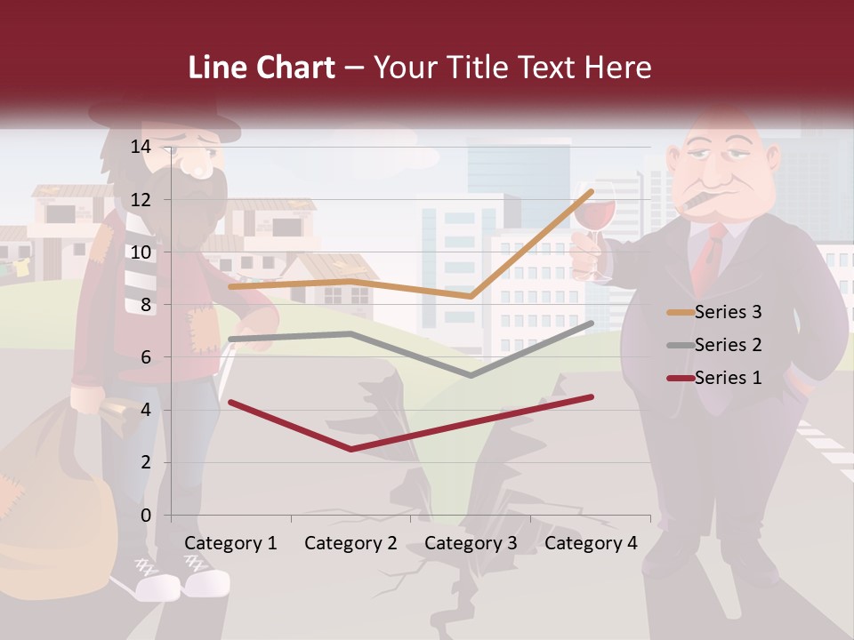 A Man Holding A Glass Of Wine Standing Next To Another Man PowerPoint Template