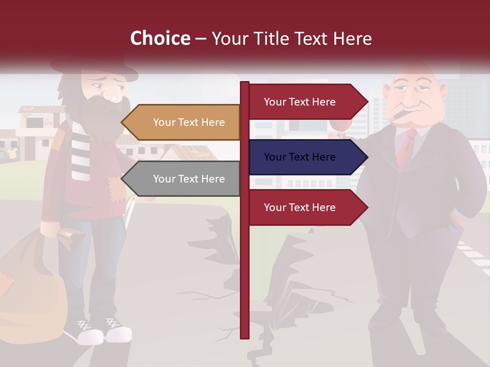 A Man Holding A Glass Of Wine Standing Next To Another Man PowerPoint Template
