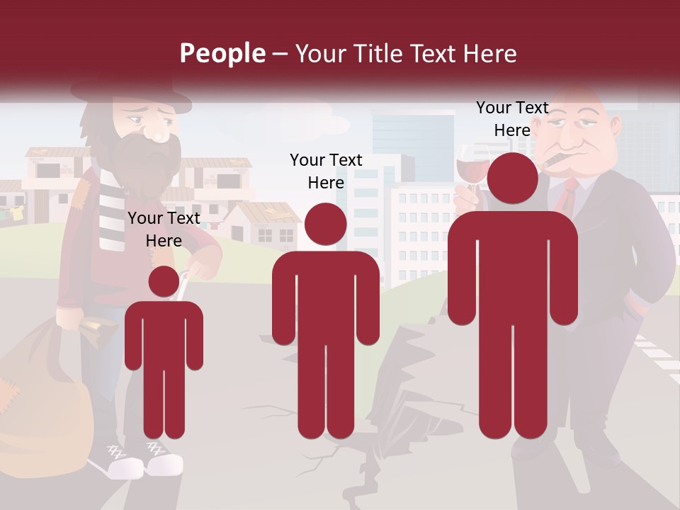 A Man Holding A Glass Of Wine Standing Next To Another Man PowerPoint Template