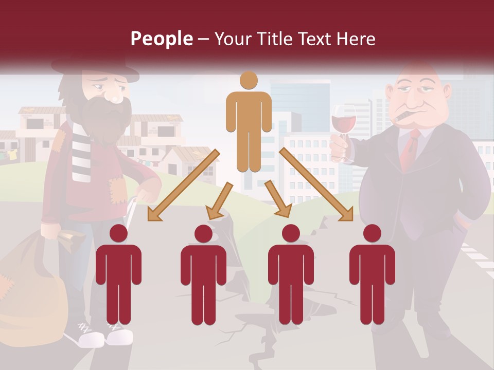 A Man Holding A Glass Of Wine Standing Next To Another Man PowerPoint Template