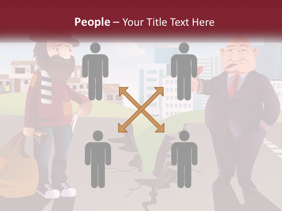 A Man Holding A Glass Of Wine Standing Next To Another Man PowerPoint Template