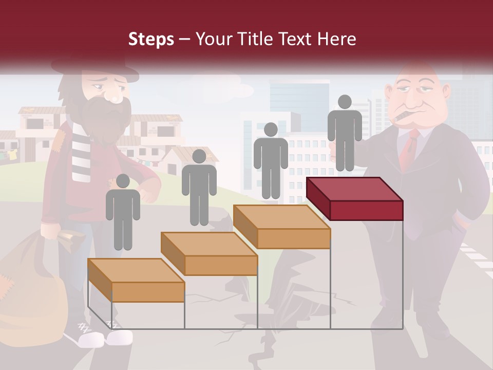 A Man Holding A Glass Of Wine Standing Next To Another Man PowerPoint Template