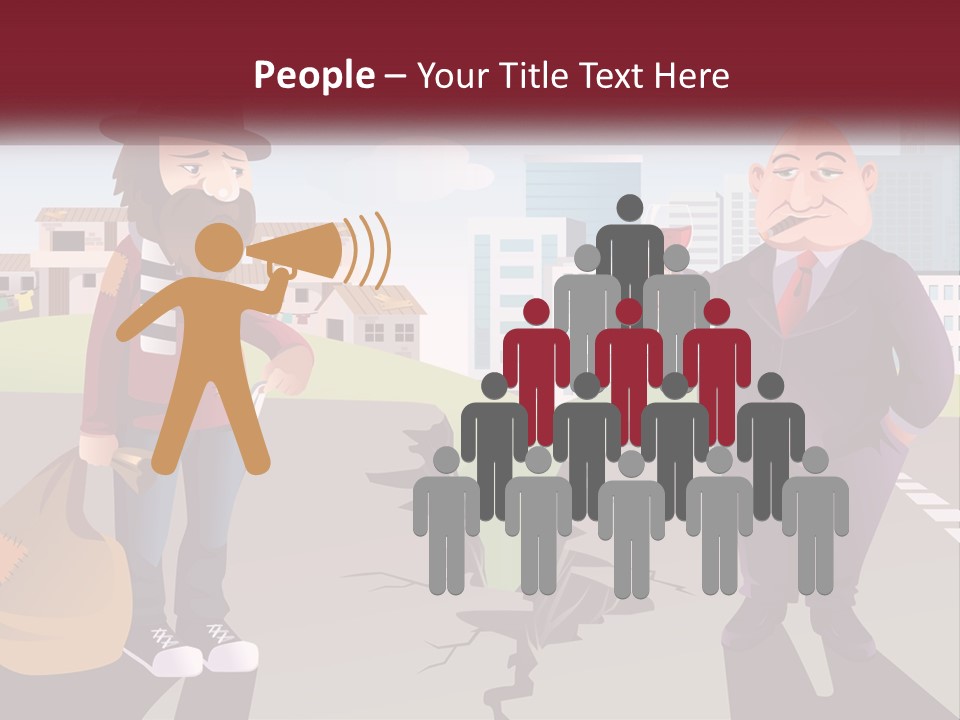 A Man Holding A Glass Of Wine Standing Next To Another Man PowerPoint Template