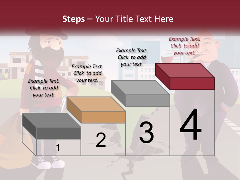 A Man Holding A Glass Of Wine Standing Next To Another Man PowerPoint Template