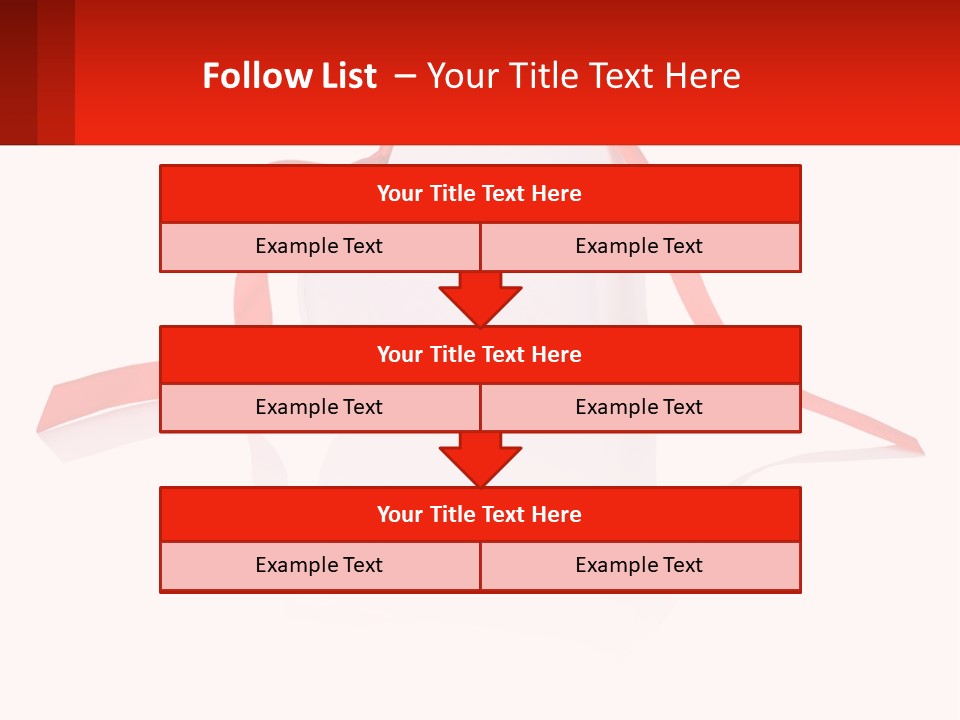 A Heart Shaped Box With A Red Ribbon Tied Around It PowerPoint Template