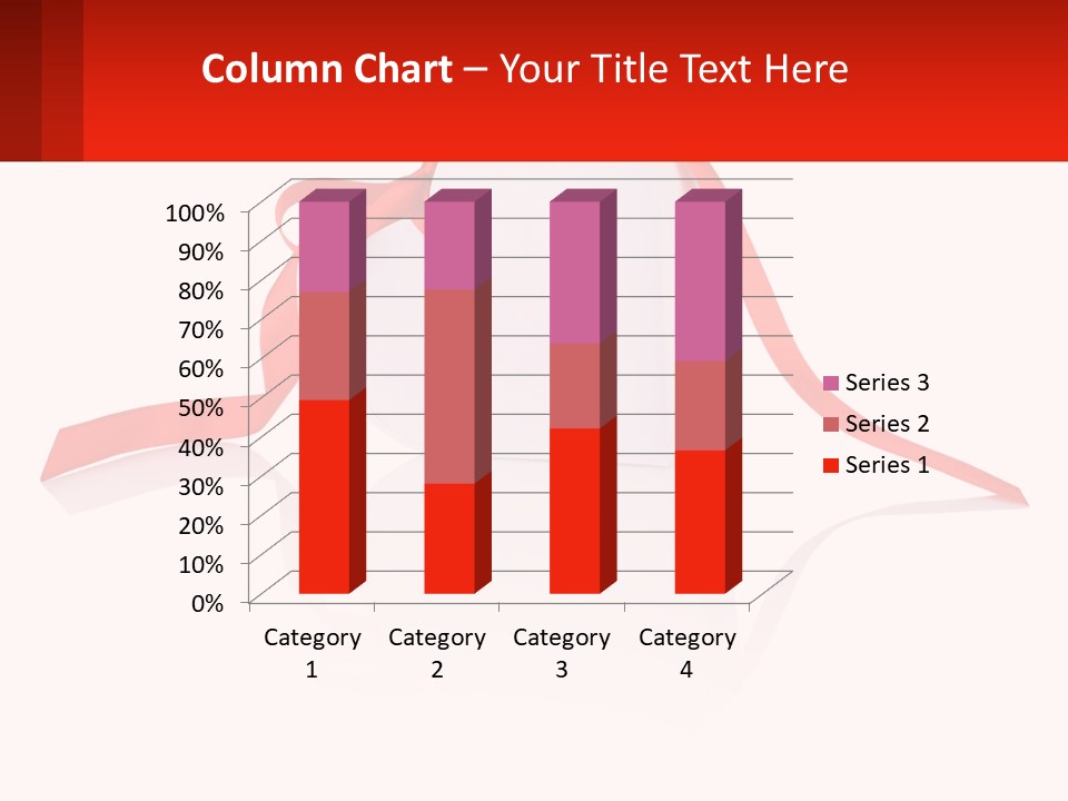 A Heart Shaped Box With A Red Ribbon Tied Around It PowerPoint Template