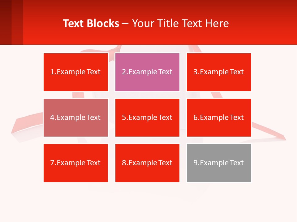 A Heart Shaped Box With A Red Ribbon Tied Around It PowerPoint Template