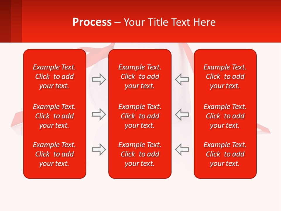 A Heart Shaped Box With A Red Ribbon Tied Around It PowerPoint Template
