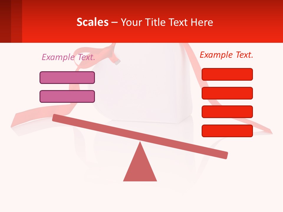 A Heart Shaped Box With A Red Ribbon Tied Around It PowerPoint Template
