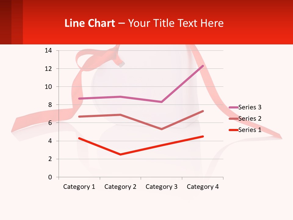 A Heart Shaped Box With A Red Ribbon Tied Around It PowerPoint Template