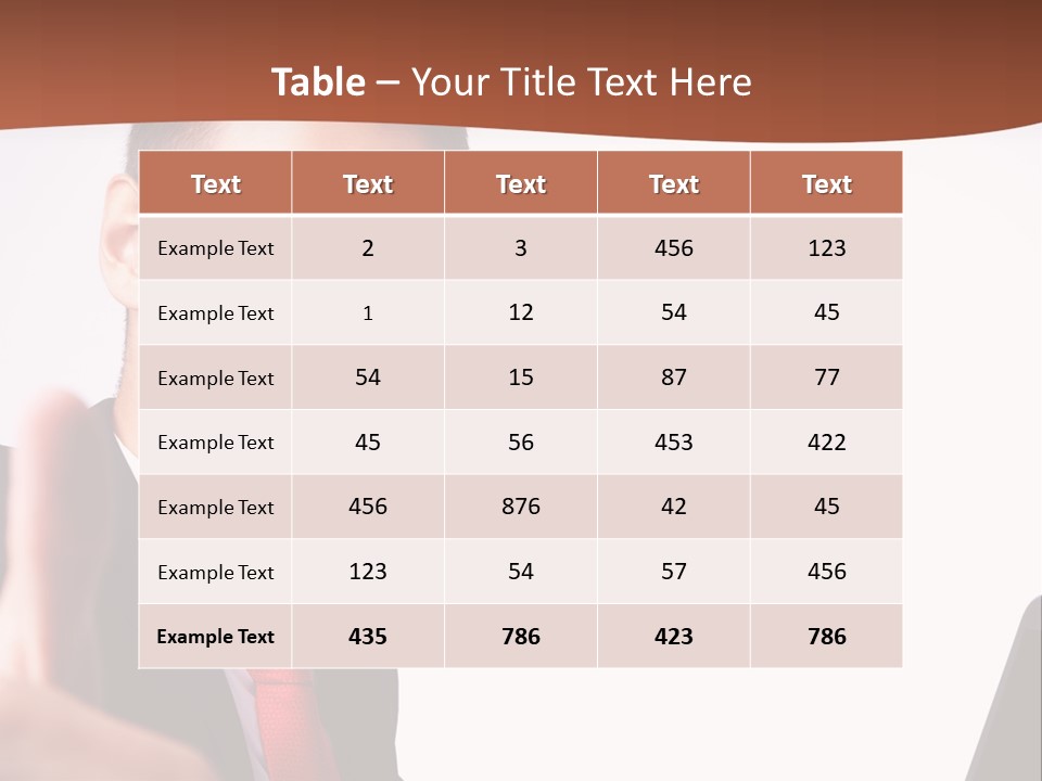 A Man In A Suit And Tie With A Laptop Giving A Thumbs Up PowerPoint Template