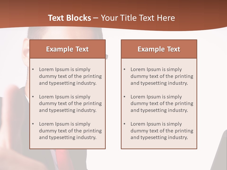 A Man In A Suit And Tie With A Laptop Giving A Thumbs Up PowerPoint Template