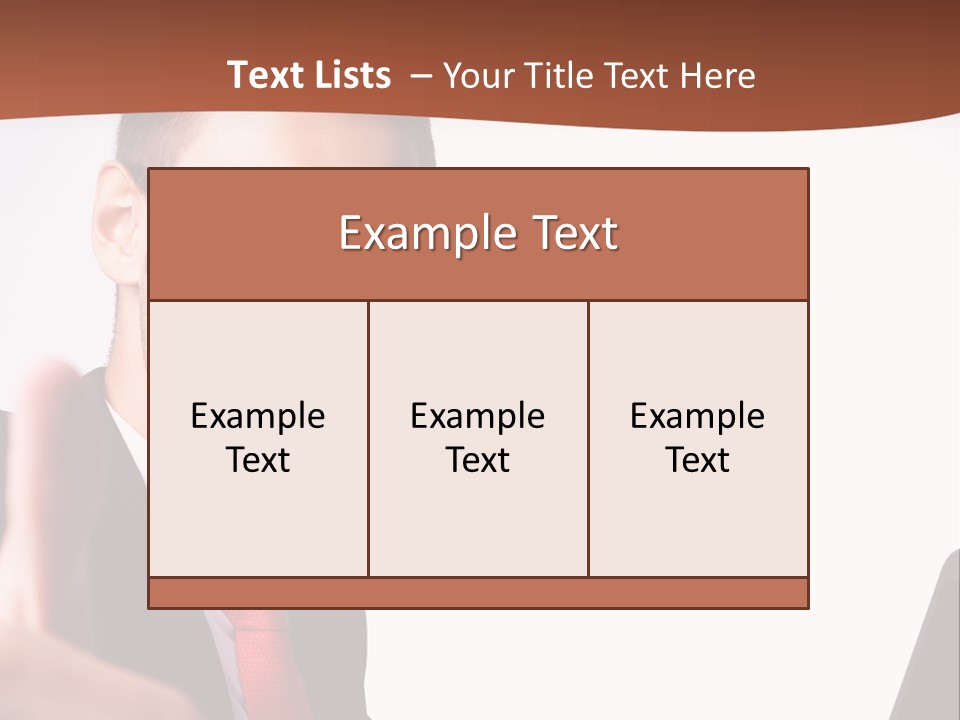 A Man In A Suit And Tie With A Laptop Giving A Thumbs Up PowerPoint Template